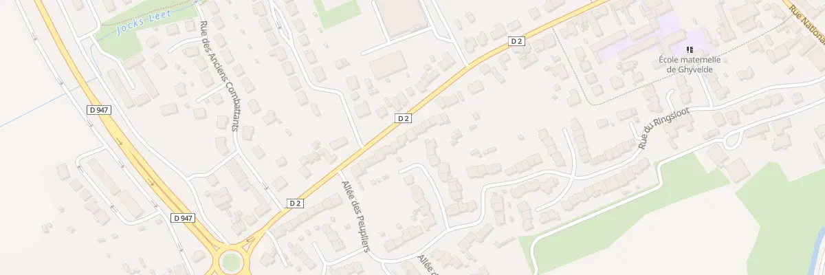 Plan du 55 Rue des Ecoles à Ghyvelde