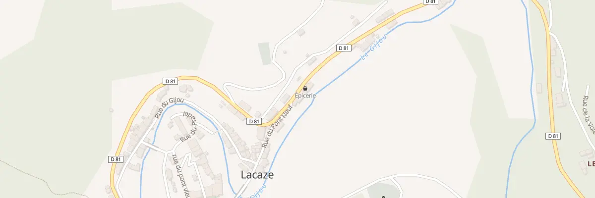 Plan du 24 Av du Poids Public à Lacaze