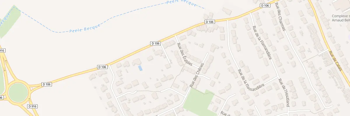Plan du 4 Rue des Erables à Hazebrouck