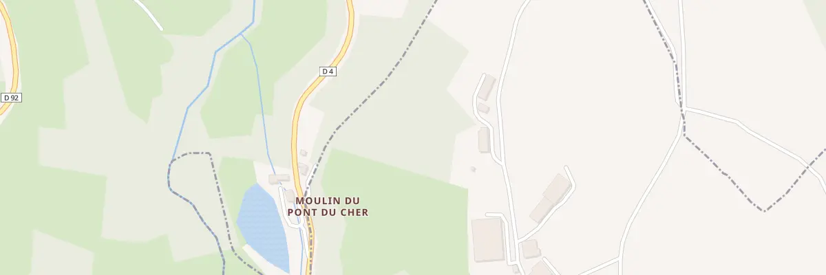 Plan du 1 Le Replat à Dontreix