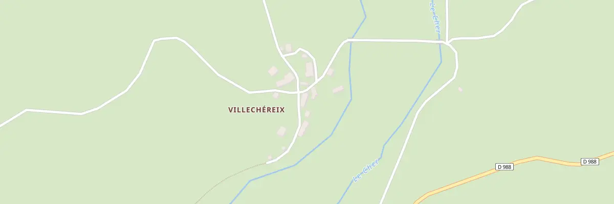 Plan du 18 Villechereix à Rougnat