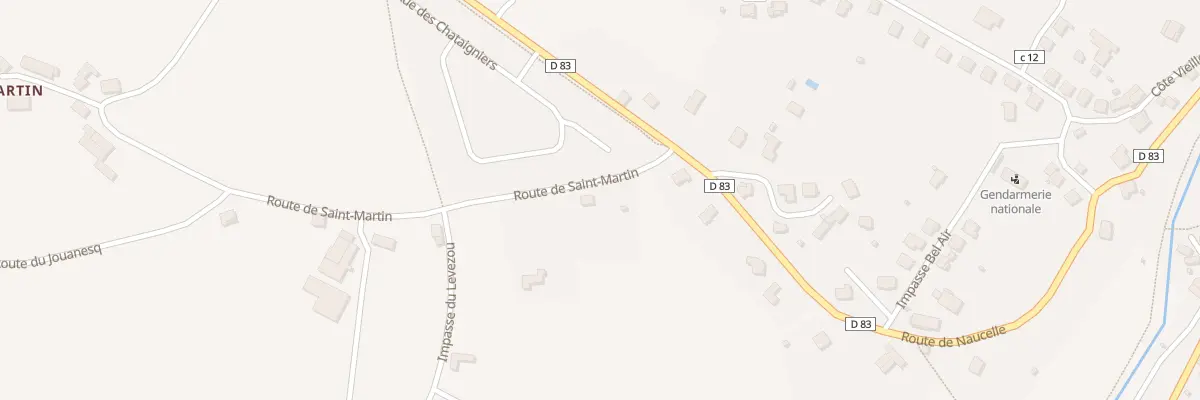 Plan du 79 Rte St Martin à Cassagnes-Bégonhès