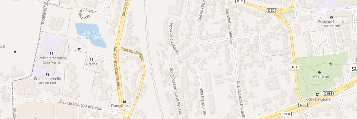 Plan du 18 Rue J Lamant et Fils à Neuilly-sur-Marne