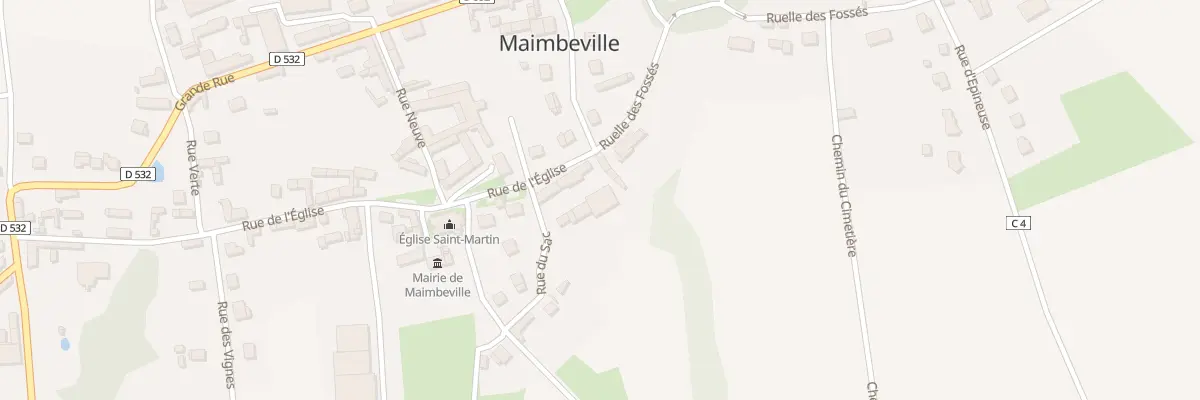 Plan du 26 Rue de l’Eglise à Maimbeville