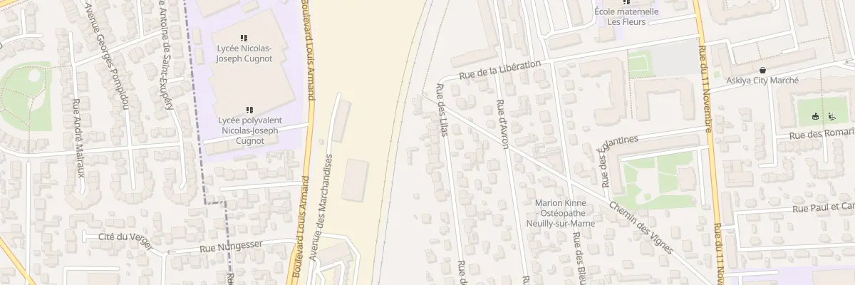 Plan du 51 Rue des Lilas à Neuilly-sur-Marne