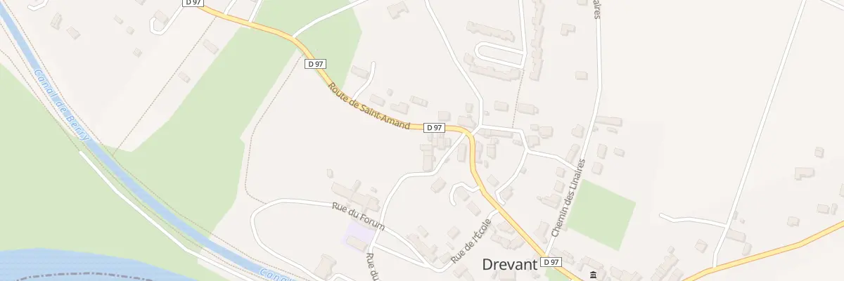 Plan du 50 Rte de St Amand à Drevant