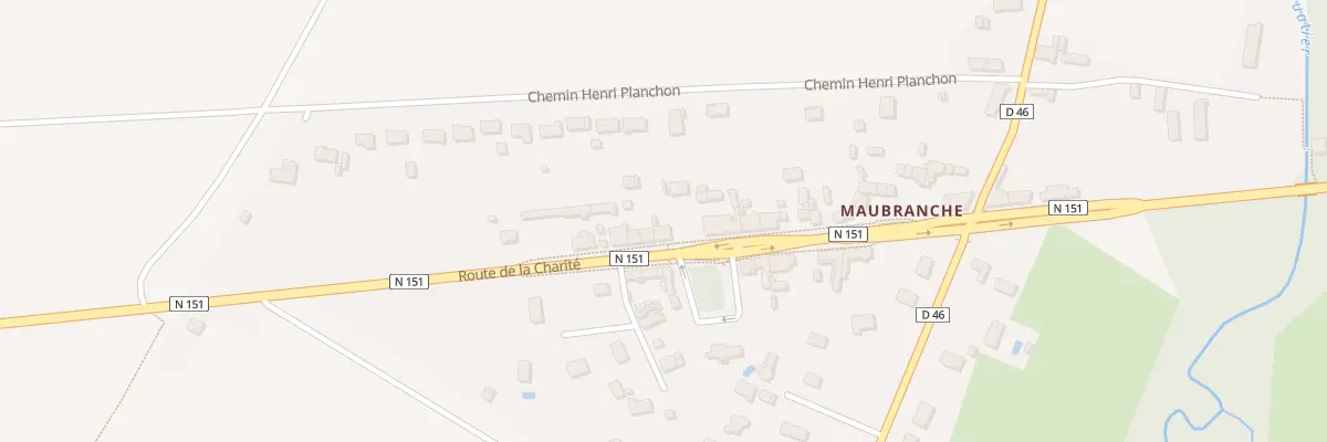 Plan du 125 Maubranche à Moulins-sur-Yèvre
