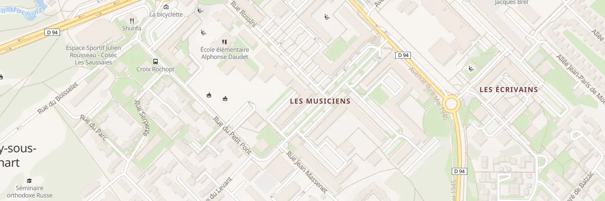 Plan du 2 Rue Rossini à Épinay-sous-Sénart