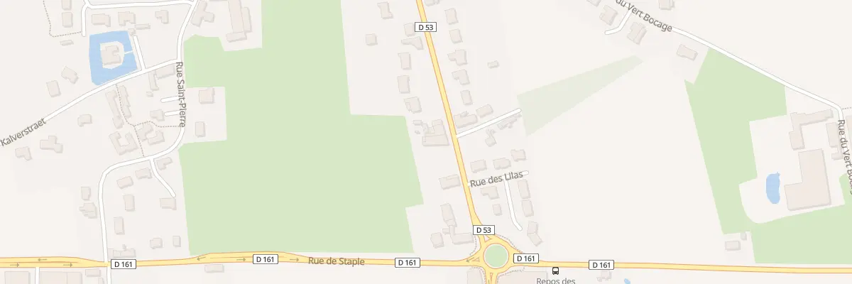 Plan du 304 Rue de la K. Hondeghem Battery à Hondeghem