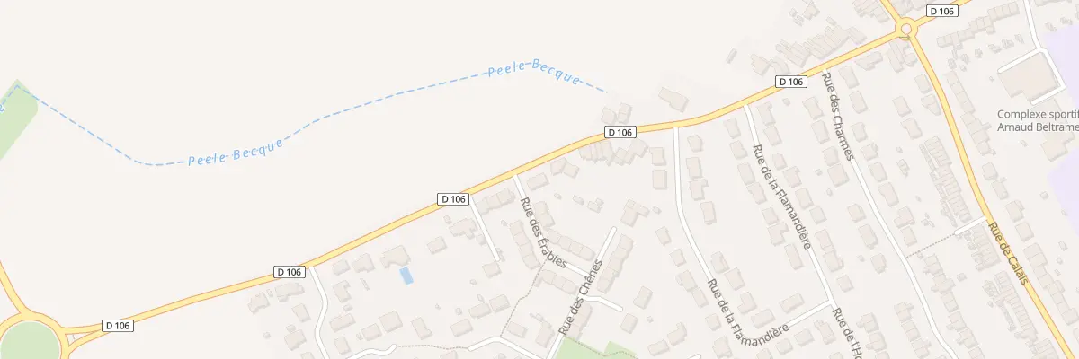 Plan du 127 Rue de Sercus à Hazebrouck