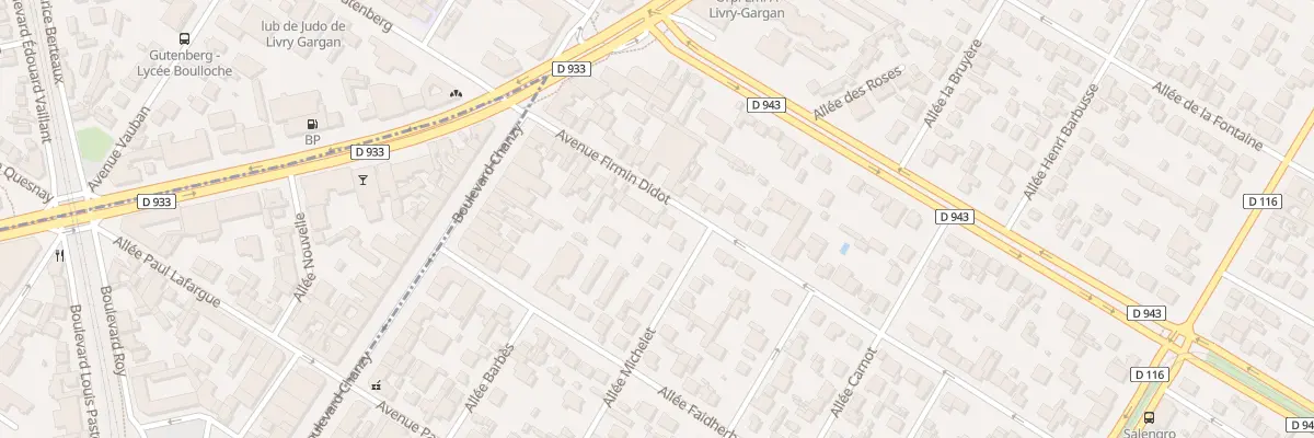 Plan du 24 Av Firmin Didot à Livry-Gargan