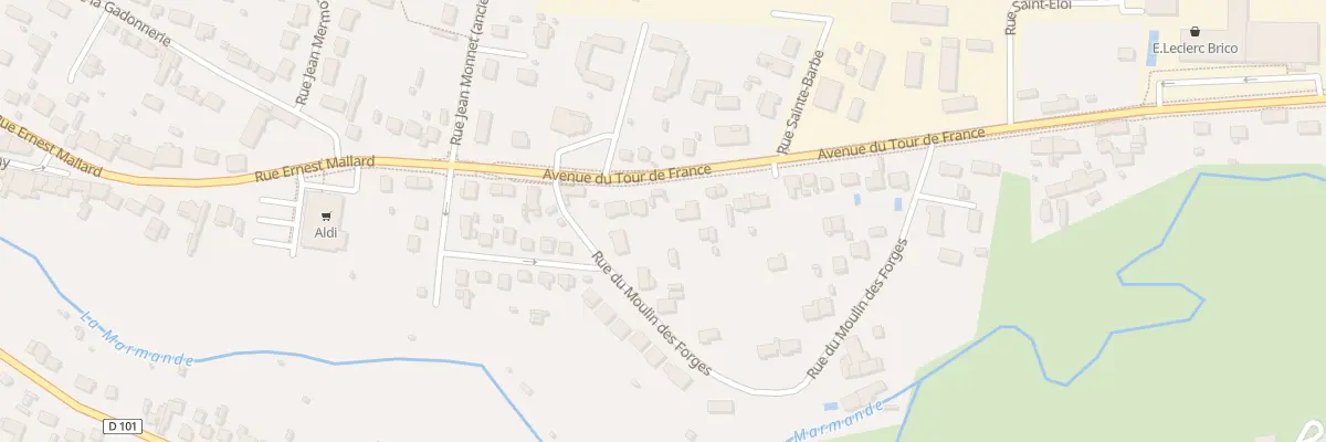 Plan du 100 Rue Ernest Mallard à Saint-Amand-Montrond