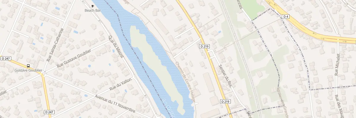 Plan du 2 Che de l’Ile de Conge à Champigny-sur-Marne