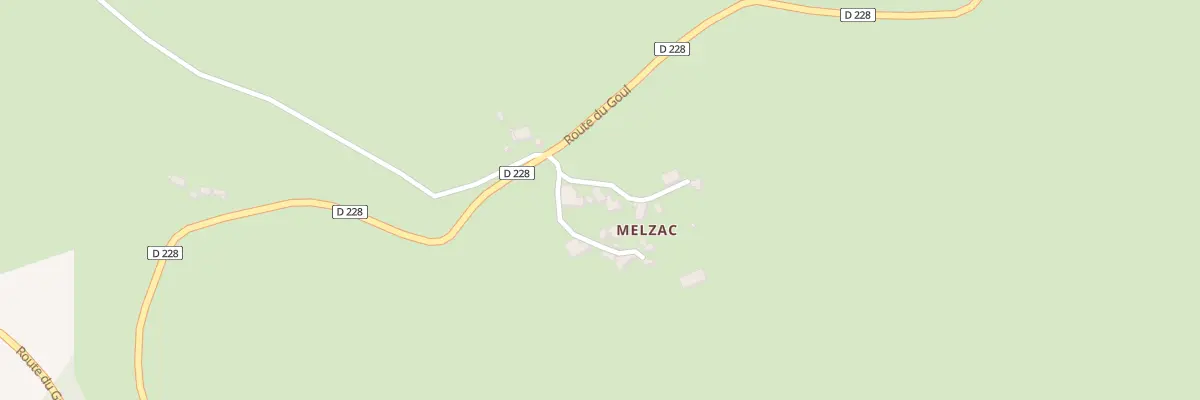 Plan du 3 Melzac à Ladinhac