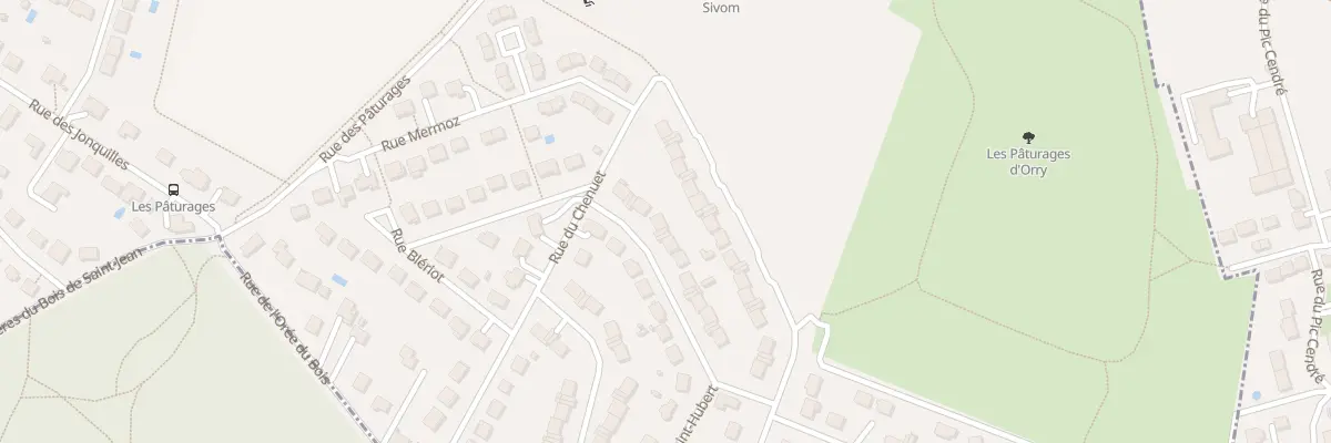 Plan du 5 Rue de la Chasse à Orry-la-Ville
