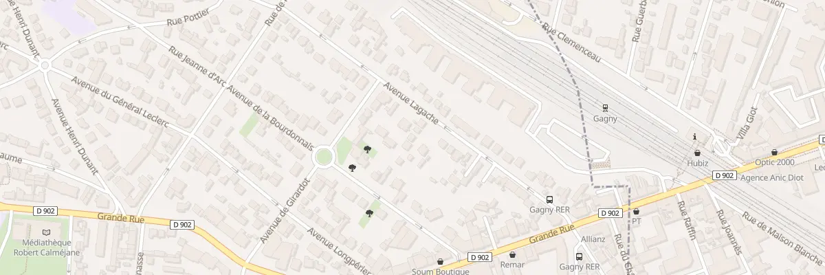 Plan du 31 Av Lagache à Villemomble