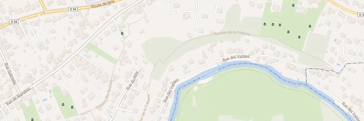 Plan du 115 Rue des Vallées à Brunoy