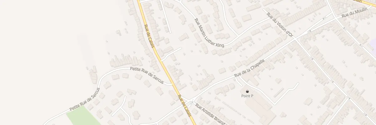 Plan du 216 Rue de Calais à Hazebrouck