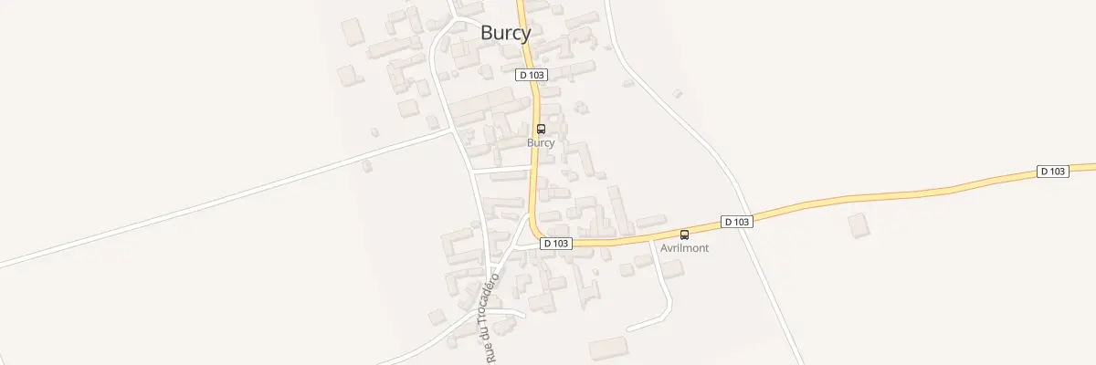 Plan du 19 Gr Grande Rue à Burcy
