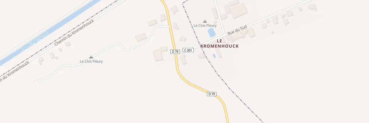 Plan du 229 Rte d’Uxem Cd 79 à Ghyvelde