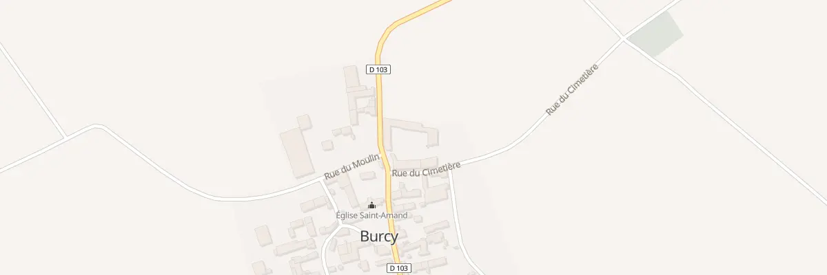 Plan du 43 Gr Grande Rue à Burcy