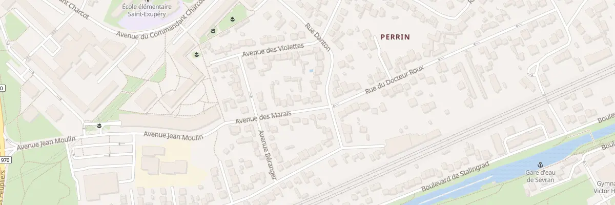 Plan du 4 Av des Marais à Sevran
