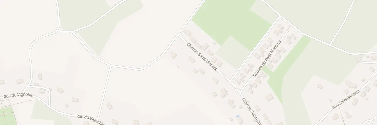 Plan du 13 Che Saint-Vincent à Domérat