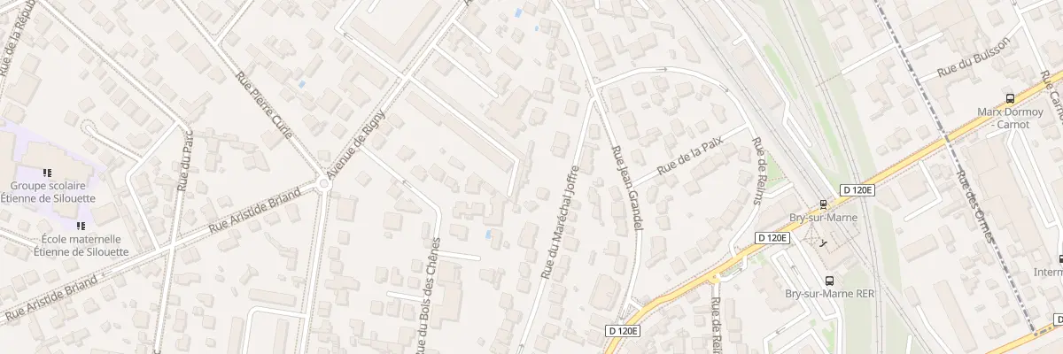 Plan du 61 Rue du Mal Joffre à Bry-sur-Marne