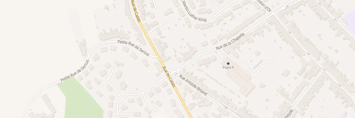 Plan du 116 Rue de la Chapelle à Hazebrouck