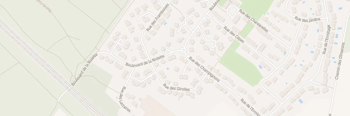 Plan du 842 Bd de la Riolette à La Chapelle-en-Serval