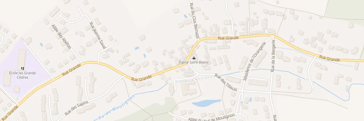 Plan du 624 Rue Grande à Saint-Fargeau-Ponthierry