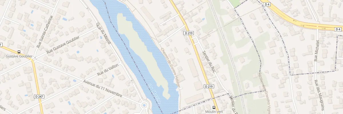 Plan du 97 Che de Contre Halage à Champigny-sur-Marne