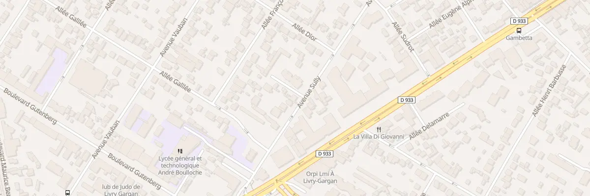 Plan du 23 Av Sully à Livry-Gargan
