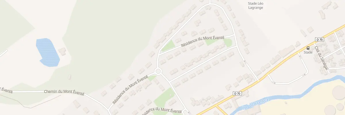 Plan du 80 Res du Mont Evente à Lapugnoy