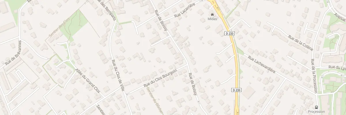 Plan du 34 Rue de Boissy à Sucy-en-Brie