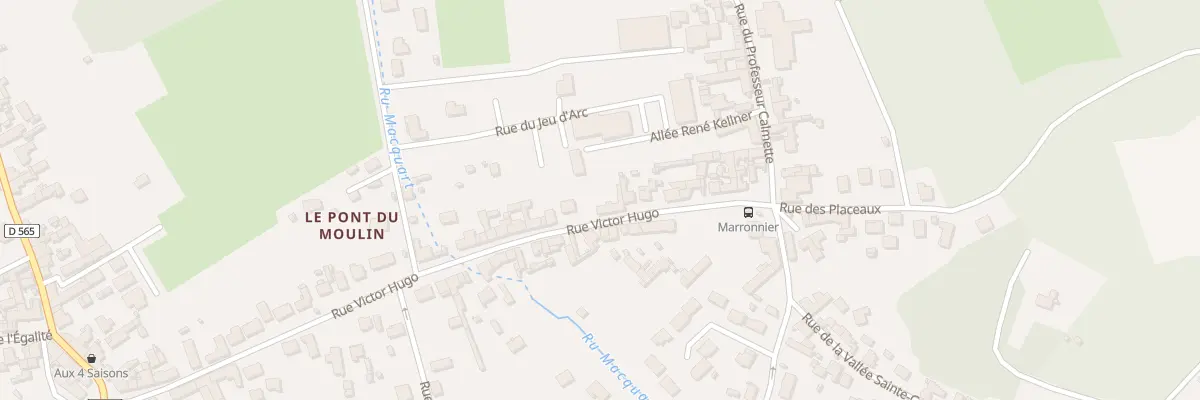 Plan du 45 Rue Victor Hugo à Verneuil-en-Halatte