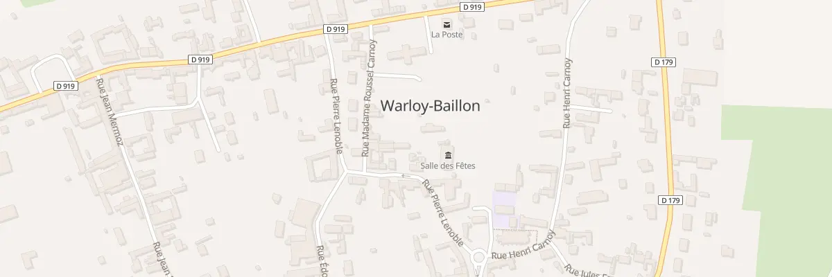 Plan du 6 Rue Pierre Lenoble à Warloy-Baillon