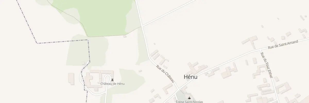 Plan du 8 Rue du Château à Hénu