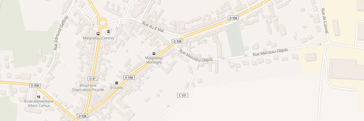 Plan du 86 Rue de la Madeleine à Maignelay-Montigny
