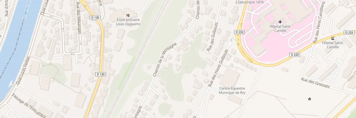 Plan du 55 Che de la Montagne à Bry-sur-Marne