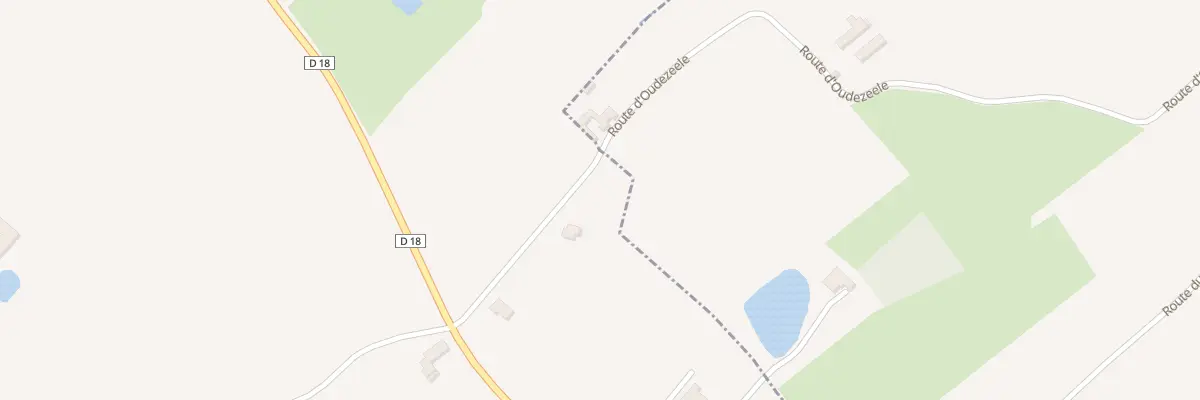 Plan du 1163 Rte de Steenvoorde à Oudezeele