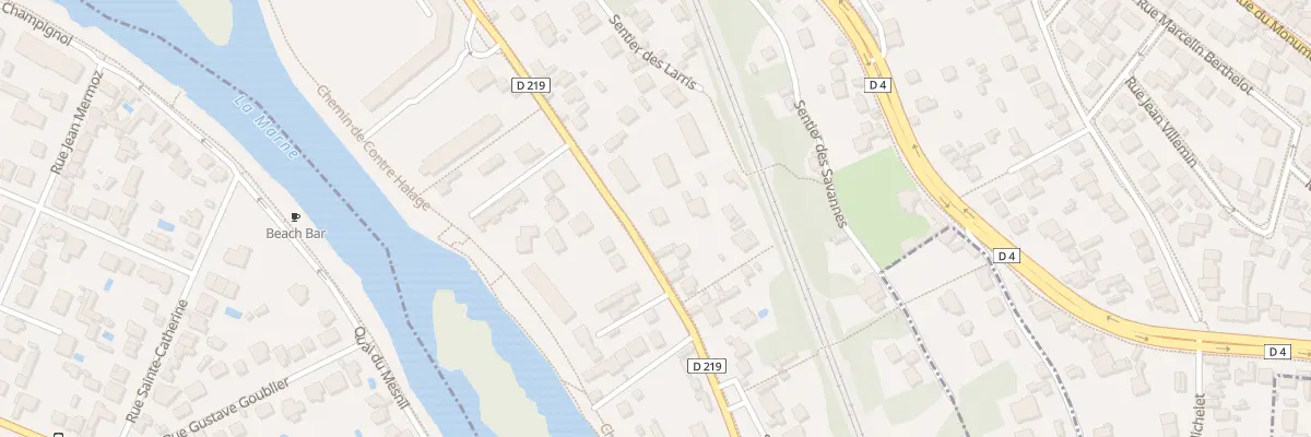 Plan du 121 Rue de Musselburgh à Champigny-sur-Marne