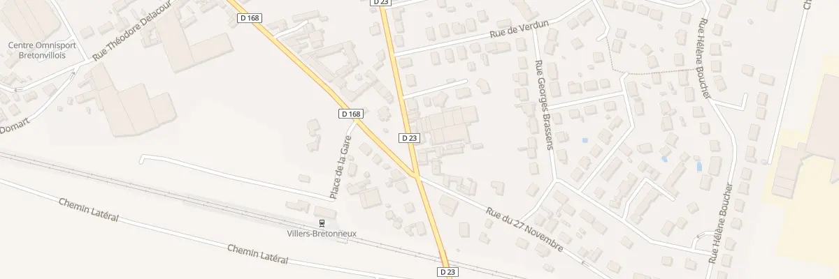 Plan du 117 Rue de Montdidier à Villers-Bretonneux