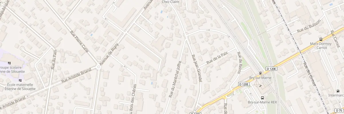Plan du 65 Rue du Mal Joffre à Bry-sur-Marne