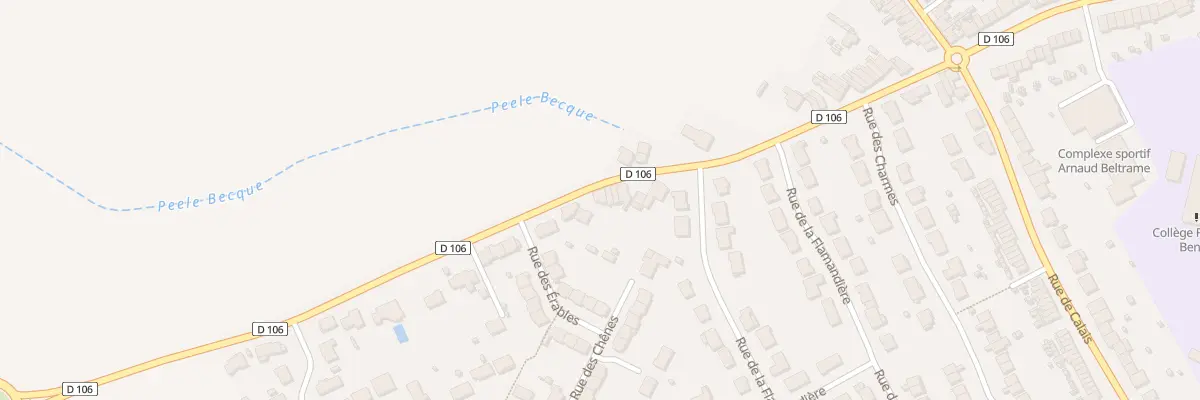 Plan du 121 Rue de Sercus à Hazebrouck