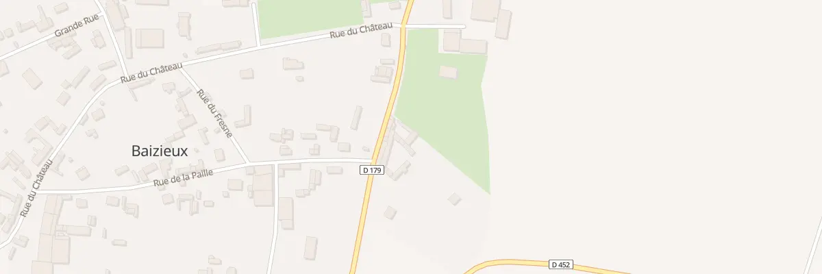 Plan du 7 Rue François Castrique à Baizieux
