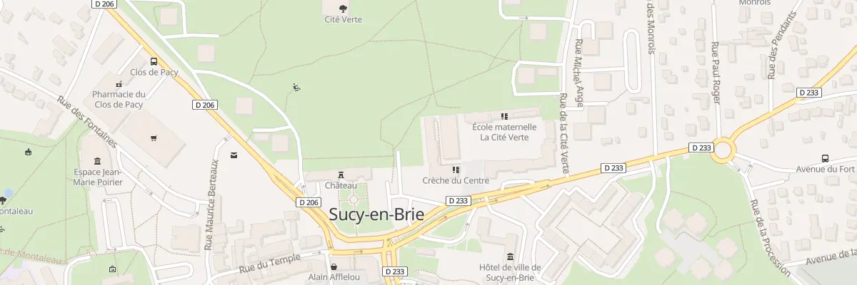 Plan du 1 Av Georges Pompidou à Sucy-en-Brie