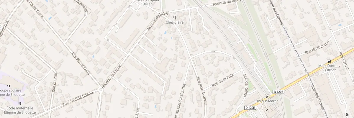 Plan du 73 Rue du Mal Joffre à Bry-sur-Marne