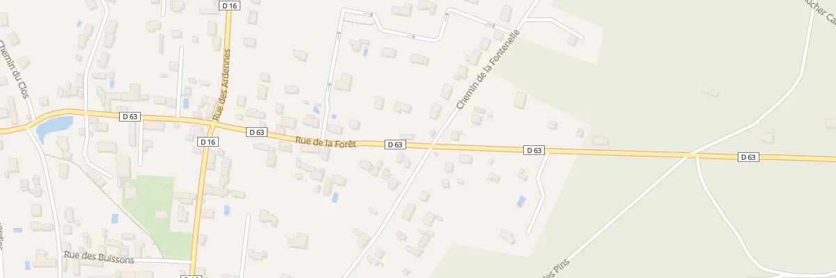 Plan du 17 Rue de la Forêt au Vaudoué