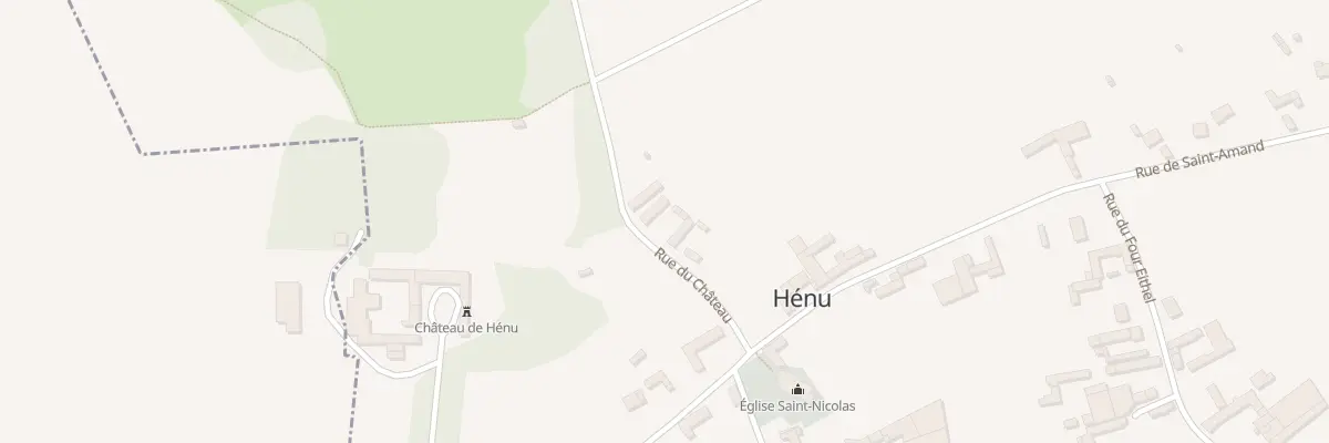 Plan du 6 Rue du Château à Hénu